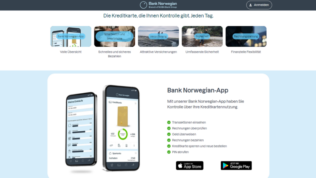 Bank Norwegian Kreditkarte