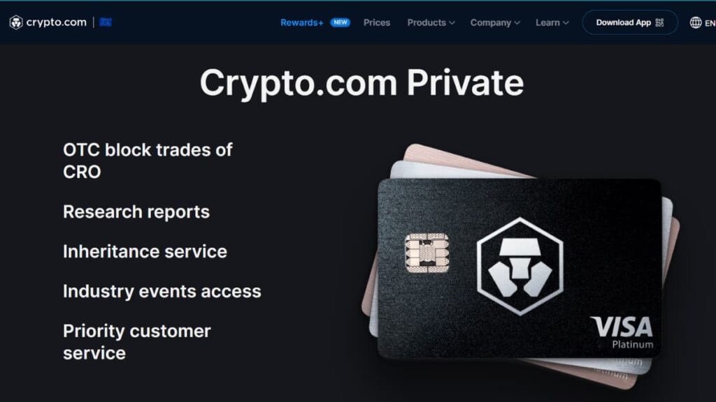 Crypto Com Frosted Rose