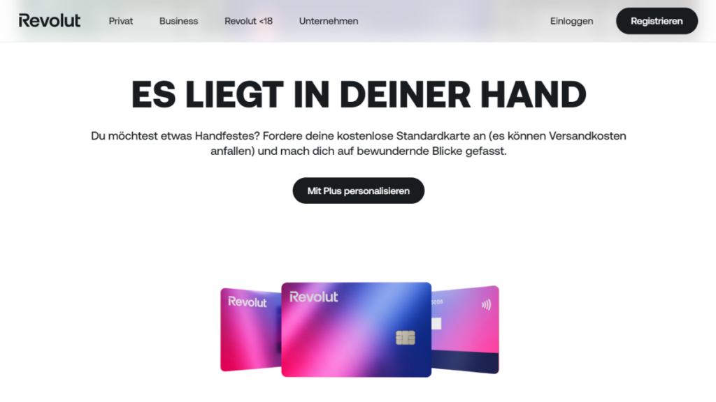 Revolut Standard Visa Karte