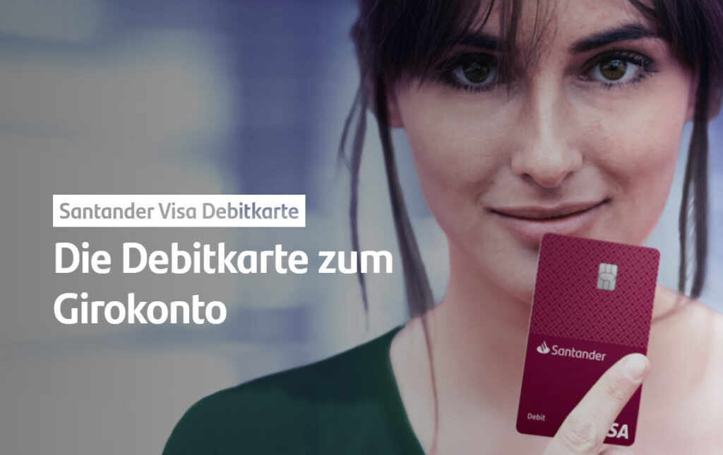 Santander Visa Debitkarte